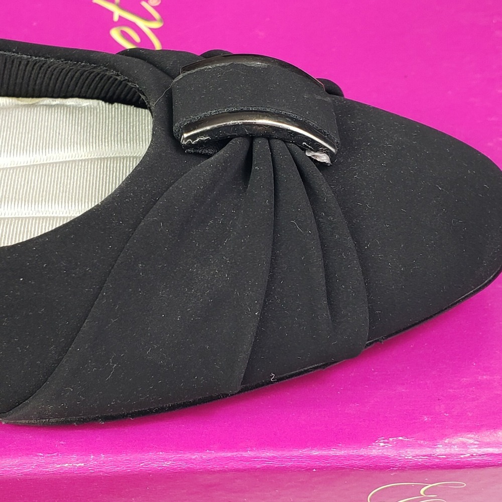 Easy Street Womens Eloise Pum Black Lamy - Women's US 6M New Suede - Picture 6 of 10